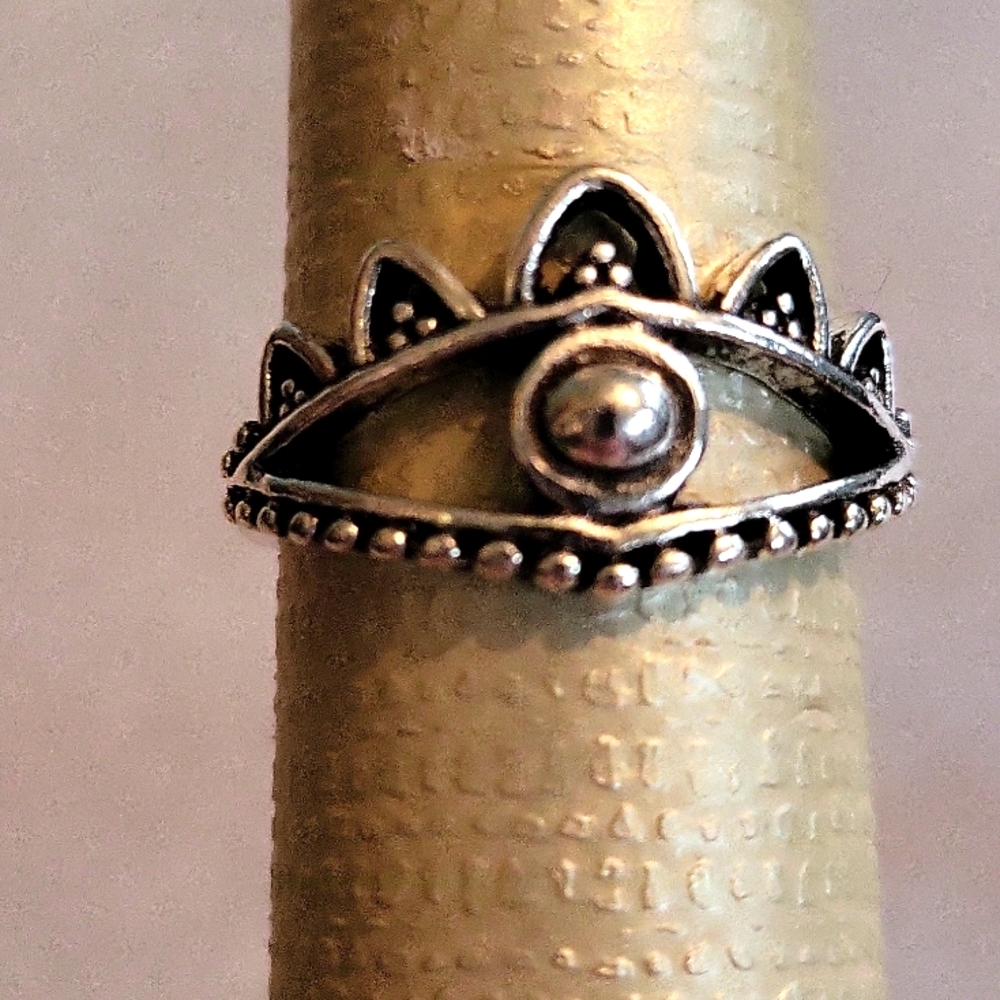 Silver Eye Ring